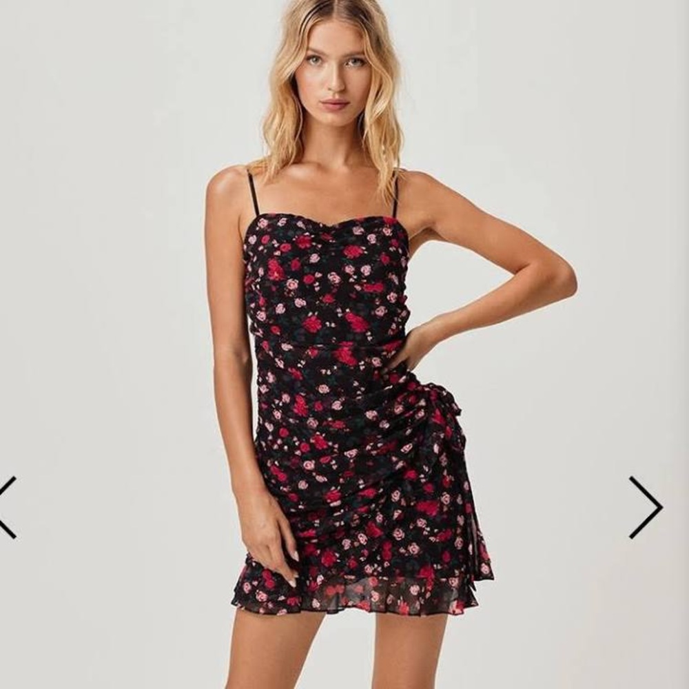 for love and lemons hawn ruffle dress